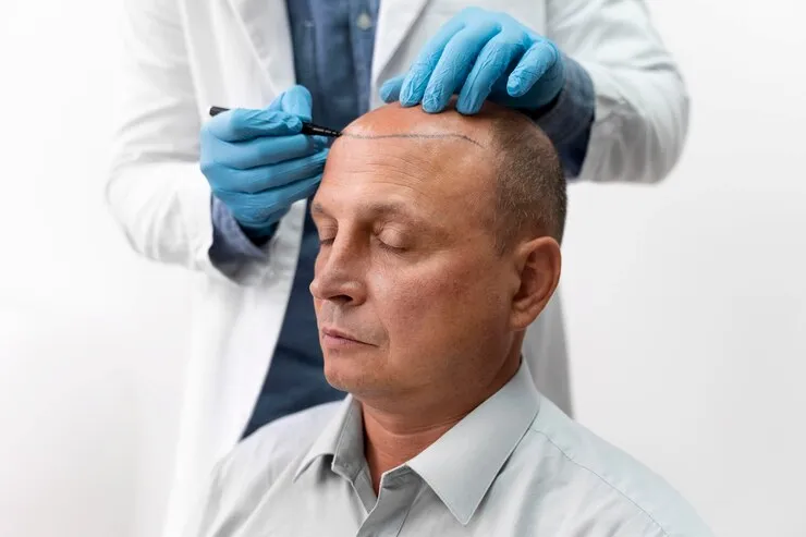Transplante de cabelo fio a fio